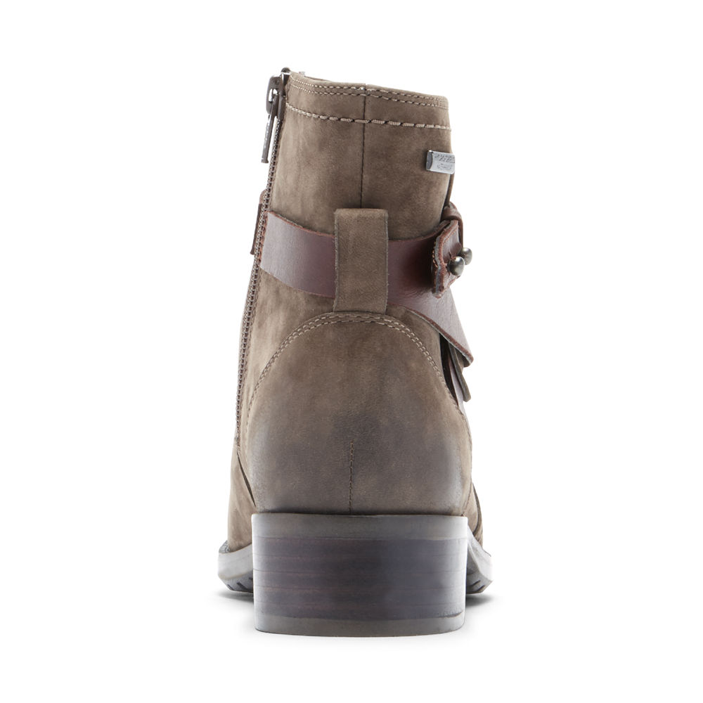 Botas Rockport Mulher Cinzentas - Copley Waterproof Strap - 57014FGPD